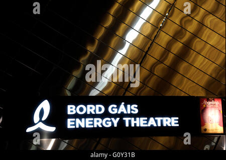 Bord Gais Energie Theater, Grand Canal Square, Daniel Libeskind Architekten, Stadt Dublin, Irland Stockfoto