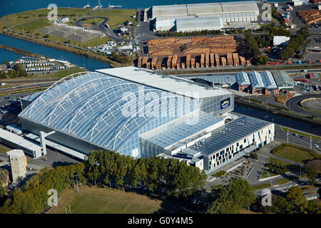 Forsyth Barr Stadium, Dunedin, Südinsel, Neuseeland - Antenne Stockfoto