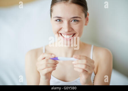 Ich bin schwanger Stockfoto