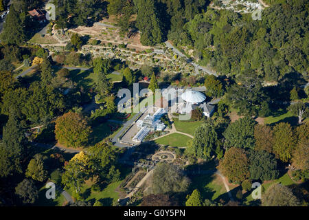 Dunedin Botanic Garden, Dunedin, Südinsel, Neuseeland - Antenne Stockfoto