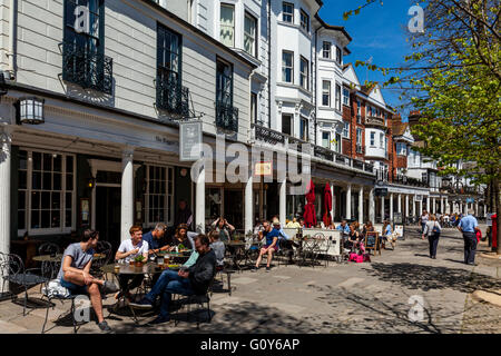 Pantiles, Tunbridge Wells, Kent, Großbritannien Stockfoto