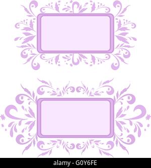 Hintergründe mit floralem Muster Stock Vektor