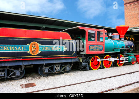 Die Chattanooga Choo-Choo Train am ehemaligen Terminal Bahnhof in Tennessee Stockfoto