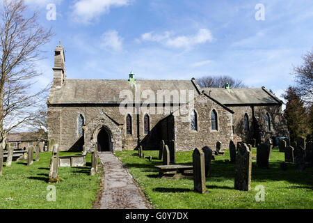 Pfarrkirche St Giles, Bowes, Teesdale, County Durham, Großbritannien Stockfoto