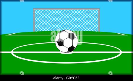 Fußball-Thema. Stock Vektor