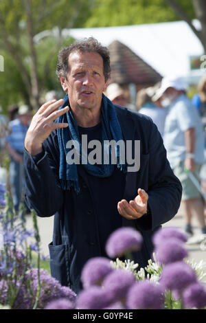 Monty Don Aufzeichnung BBC Gärtner World an der RHS Malvern Show Stockfoto