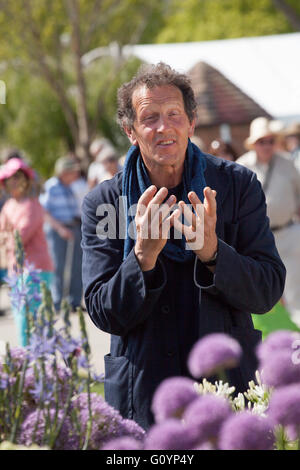 Monty Don Aufzeichnung BBC Gärtner World an der RHS Malvern Show Stockfoto