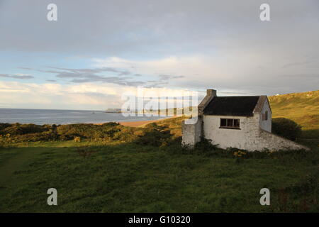 Whitepark Bay (White Park Bay), County Antrim, Ulster, Nordirland Stockfoto
