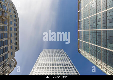 One Canada Square, Canary Wharf Tower, Ansicht auch aufgerufen. Canary Wharf, London Stockfoto