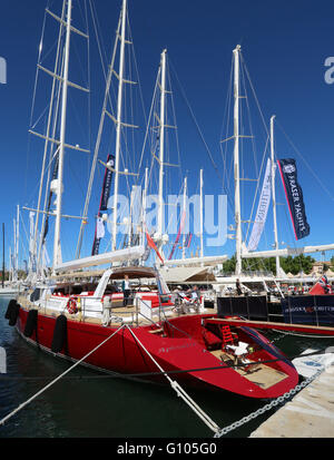 Bilder von kombinierten Palma International Boat Show 2016 / Palma Superyacht Show 2016 - Segeln Superyacht 'Aphrodite A' 42,87 m. Stockfoto