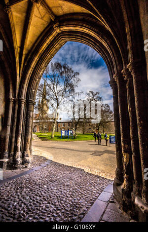 England Norfolk Norwich The Ethelbert Tor zum Dom Garten Stockfoto