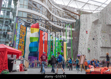 Edinburgh International Klettern Arena Ratho, Scotland, UK Stockfoto