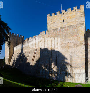 Castelo de Sao Jorge Stockfoto