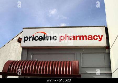 Priceline Apotheke - australische Apotheke und Einzelhändler zu verschönern Stockfoto