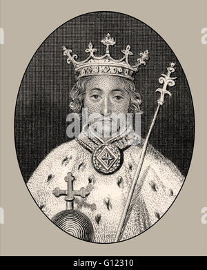 Richard II., Richard von Bordeaux, 1367-1400, König von England Stockfoto