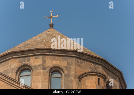 Hripsime Kirchendach außerhalb Yerevan, Armenien Stockfoto