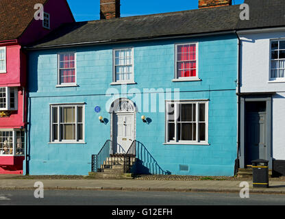 Haus Komponist Gustave Holst zwischen 1917 and1925, Thaxted, Essex, England UK lebte Stockfoto