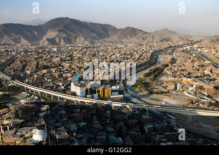 San Juan de lurigancho Bezirk. Lima Stadt. Peru. Stockfoto