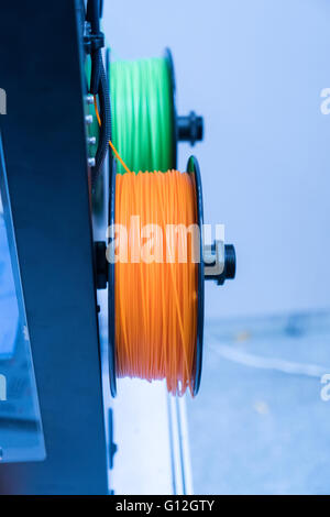 3D Druck Filamente Stockfoto