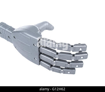 künstliche Roboterhand Stockfoto