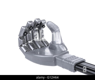 künstliche Roboterhand Stockfoto