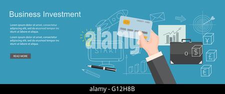 Banner der Unternehmens-Website Stock Vektor