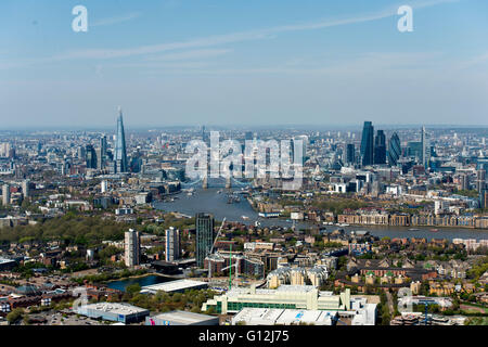 Bild zeigt die City of London Stockfoto