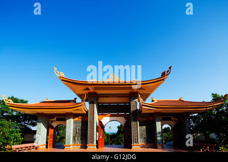 Süd-Ost-Asien, Vietnam, Phu Quoc Island, Thien Vien Truc Lam Ho Tempel Stockfoto
