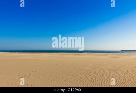 Matosinhos Strand (Praia de Matosinhos) im Stadtzentrum von Porto, Portugal Stockfoto