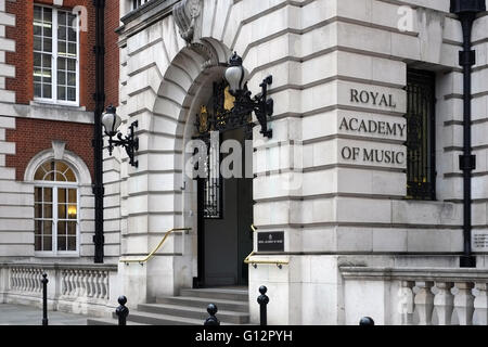 Der Royal Academy of Music, Marylebone Road, London, England. Stockfoto