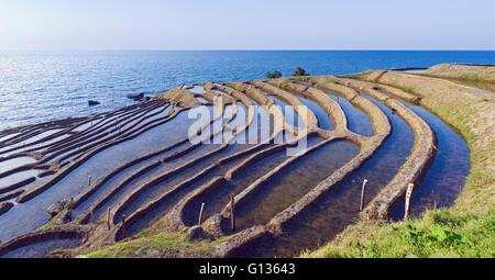 Shiroyone Senmaida Reisfelder in der Nähe von Wajima auf Noto Hanto, Japan Stockfoto