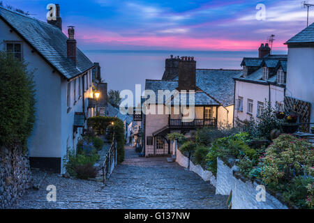 Clovelly High Street Stockfoto