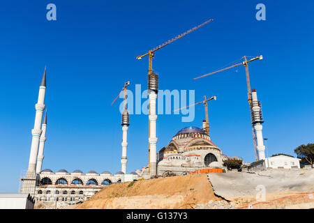 Neue Camlica Moschee Camlica Cami in türkischer Sprache. in Istanbul Stockfoto