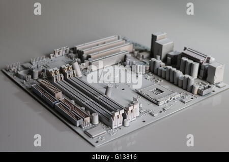 Computer Motherboard-Technologie Stockfoto