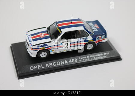 Die Cast Modell Rallye-Auto Stockfoto