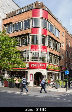 Spaghetti-Haus auf Goodge Street, London, W1 Stockfoto