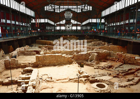 Kulturzentrum El Born befindet sich in der unteren und östlichen Seite des Viertels la Ribera. Barcelona Stockfoto