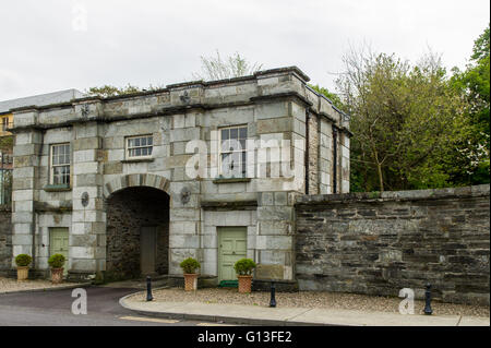 Einer der Zugänge zum Bantry House & Gardens, Bantry, West Cork, Irland. Stockfoto