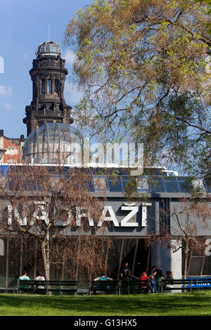 Prager Hauptbahnhof, Hlavni Nadrazi, internationaler Bahnhof, Prag, Tschechien, Europa Stockfoto