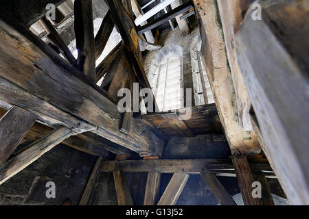 Joinary im Glockenturm. St Giles.Cathedral.Edinburgh Stockfoto