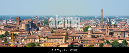 Luftaufnahme der Bologna-Tour besichtigen Emilia Romagna Panorama Stockfoto