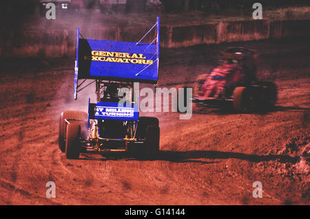 Outback Schmutz Rennstrecken in Kununurra, Western Australia Stockfoto