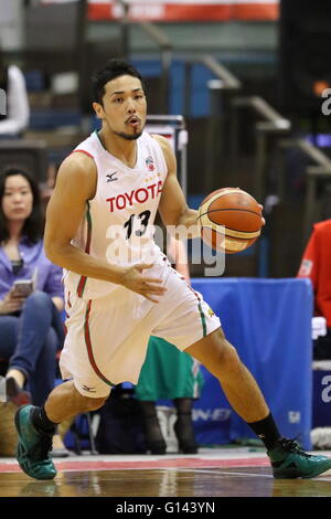 Arena Funabashi, Chiba, Japan. 7. Mai 2016. Shohei Kikuchi (ALVARK), 7. Mai 2016 - Basketball: Nationale Basketball-Liga "NBL" 2015-2016 zwischen Chiba Düsen 54-83 TOYOTA ALVARK TOKYO in der Arena Funabashi, Chiba, Japan. © AFLO SPORT/Alamy Live-Nachrichten Stockfoto