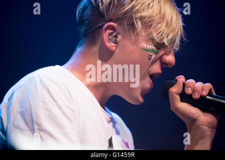 Detroit, Michigan, USA. 4. Mai 2016. ROBERT DELONG Durchführung auf der VHS 2.0 Tour The Fillmore in Detroit, MI am 4. Mai 2016 © Marc Nader/ZUMA Draht/Alamy Live News Stockfoto