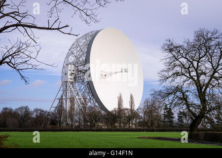 Lovell-Teleskop am Jodrell Bank Observatory Stockfoto