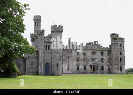 Duckett Grove House, ein 19. Jahrhundert große Hausruine und ehemaligen Gutshof in County Carlow, Irland. Stockfoto