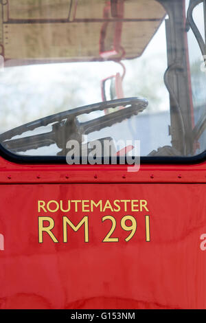 AEC Routemaster, London roten Doppeldecker Bus Detail. RCL-Klasse Stockfoto