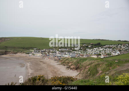 Einen Überblick über die Challaborough Bucht Stockfoto