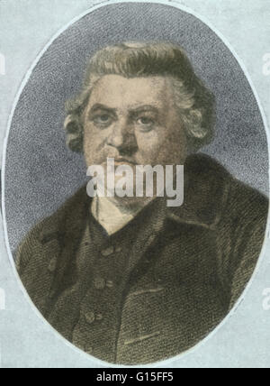 Thomas Warton (9. Januar 1728 - 21. Mai 1790) war ein englischer Literaturhistoriker, Kritiker und Dichter. Von 1785 bis 1790 war er der Poet Laureate Englands. Stockfoto