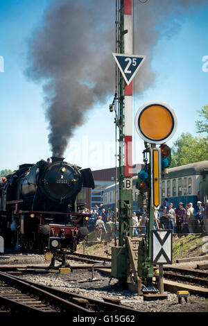 DEU, wird, Ruhr Gebiet, Bochum, Eisenbahn-Museum im Stadtteil Dahlhausen, alte Dampflok. Stockfoto